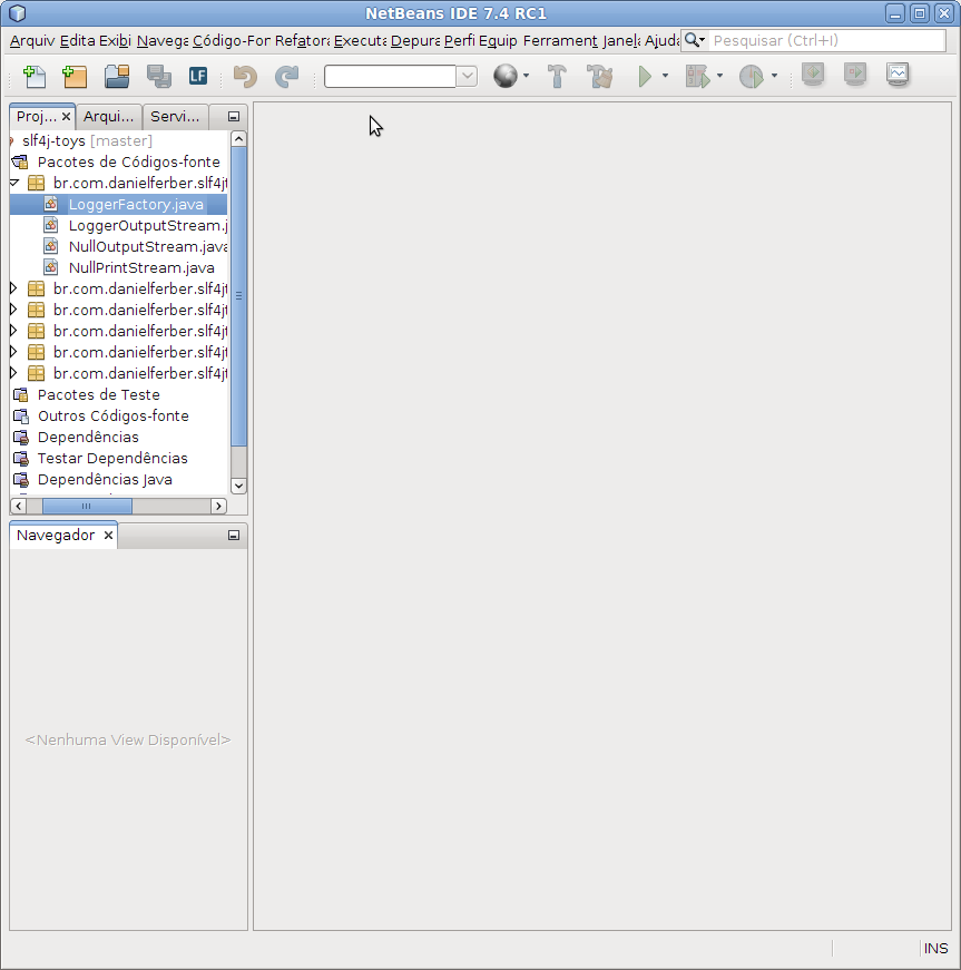 Netbeans IDE with original font: Sans 12