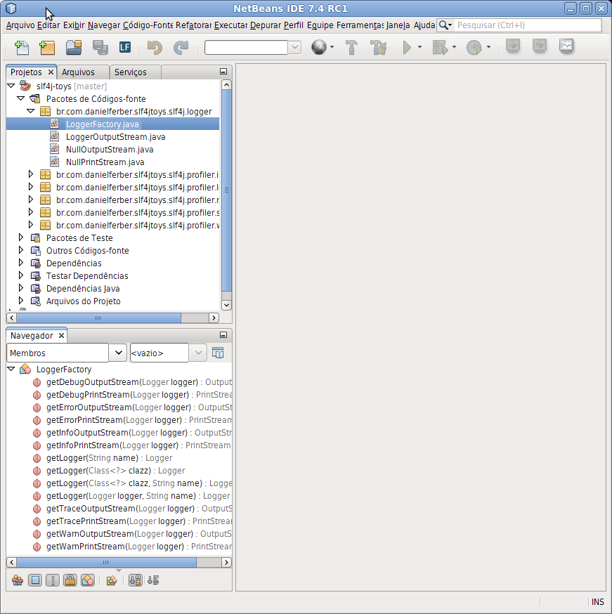 Netbeans IDE with smaller and narrower font